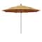 California Umbrella 11' Black Aluminum Market Patio Umbrella, Sunbrella Wheat 194061333303 - alternate 1